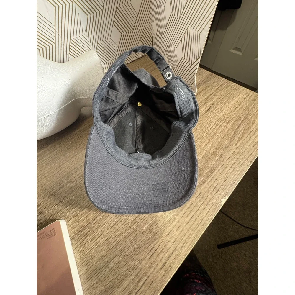 Adidas Climalite Adjustable Baseball Cap Charcoal Grey Suede Finish Hat C118